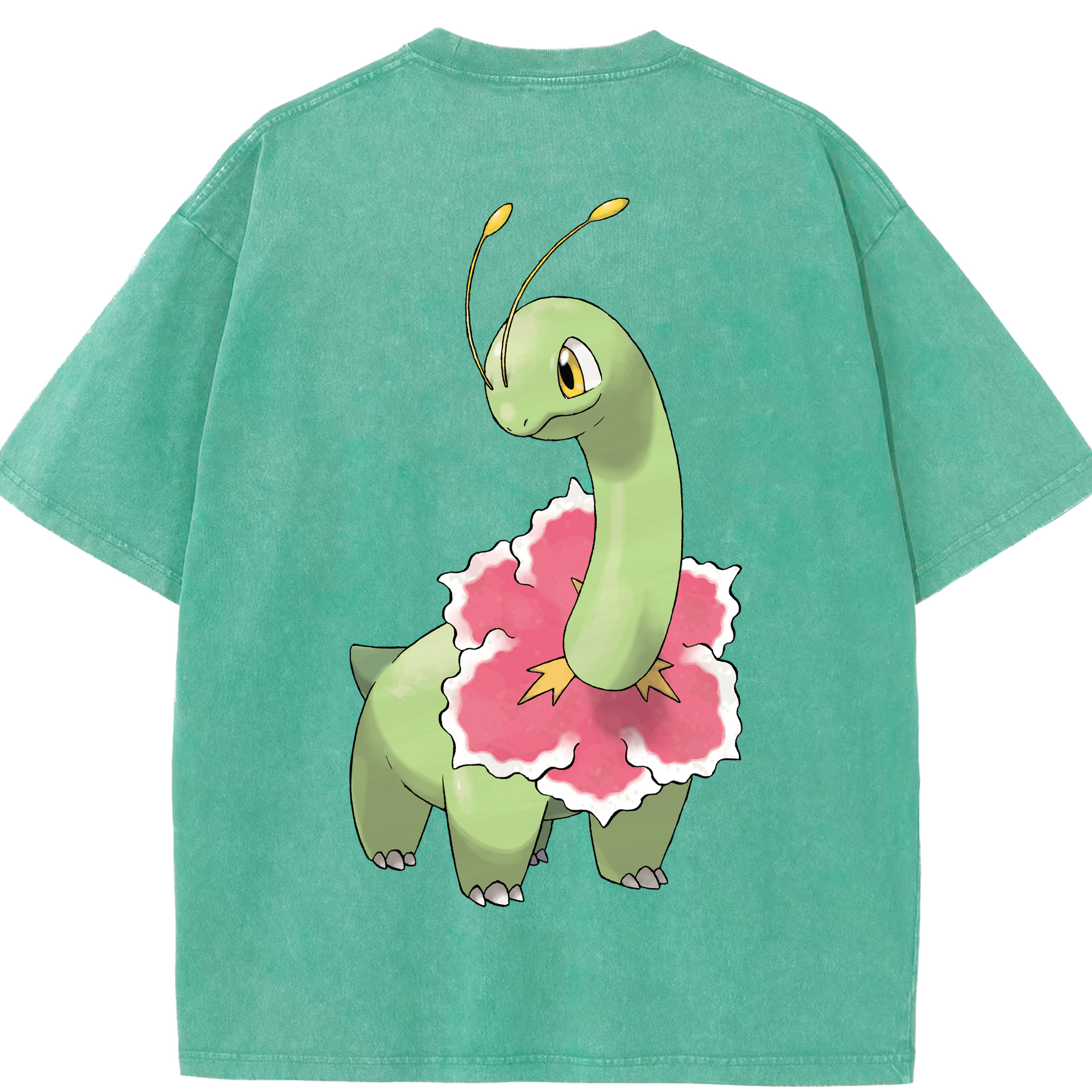 （画像用） ポケットモンスター Pokémon 綿100% ヴィンテージ風 半袖Tシャツ（背面プリント）